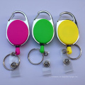 Hochwertige Pull Yoyo Halter Name ID -Karte Einziehbare Abzeichenrolle mit Alligator Clip Carabiner